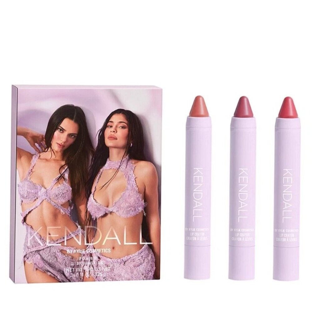 New Kylie x Kendall Lip Crayon Full size lipsticks set~Limited Edition~Very rare